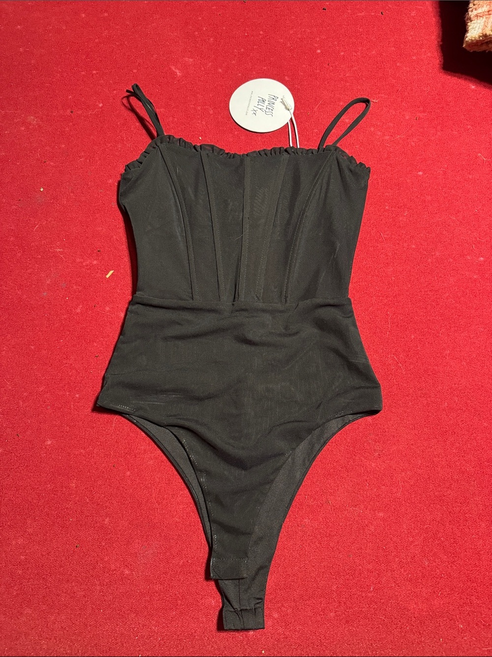Princess Polly Black corset like bodysuit